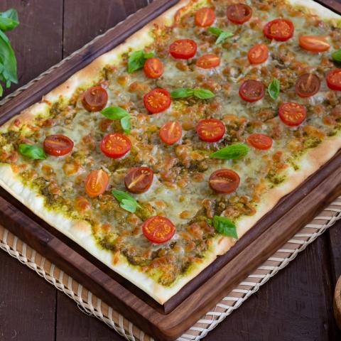 Caprese-Pizza