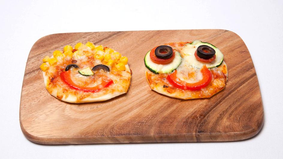 Pizza-Gesichter