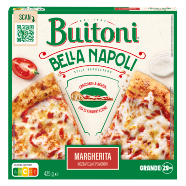 BUITONI BELLA NAPOLI MARGHERITA PIZZA SURGELÉE 425G
