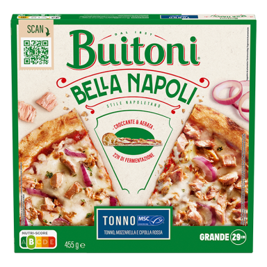 BUITONI BELLA NAPOLI TONNO TIEFKÜHLPIZZA 455G | frontview