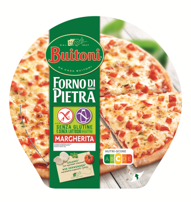 BUITONI FORNO DI PIERTRA MARGHERITA GLUTEN FREE PIZZA SURGELÉE 360G