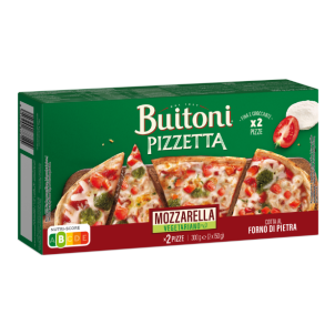 BUITONI PIZZETTA MOZZARELLA TIEFKÜHLPIZZA 2 X 150 G