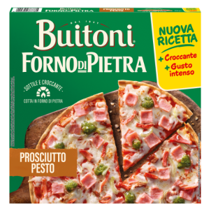 BUITONI FORNO DI PIETRA PROSCIUTTO E PESTO TIEFKÜHLPIZZA 350G
